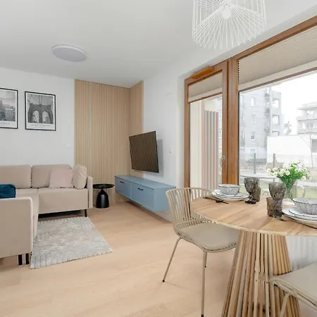 Pastel Blue Studio Grunwald With Garden & Parking Poznan By Noclegi Renters Екстер'єр фото