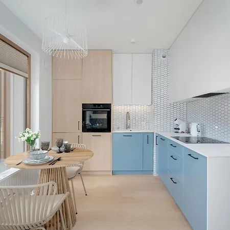 Pastel Blue Studio Grunwald With Garden & Parking Poznan By Noclegi Renters Екстер'єр фото
