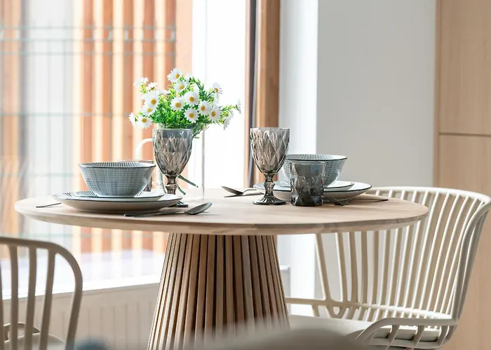 Pastel Blue Studio Grunwald With Garden & Parking Poznan By Noclegi Renters